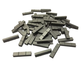 Peças de desgaste de telhas de carboneto de tungstênio para estabilizadores